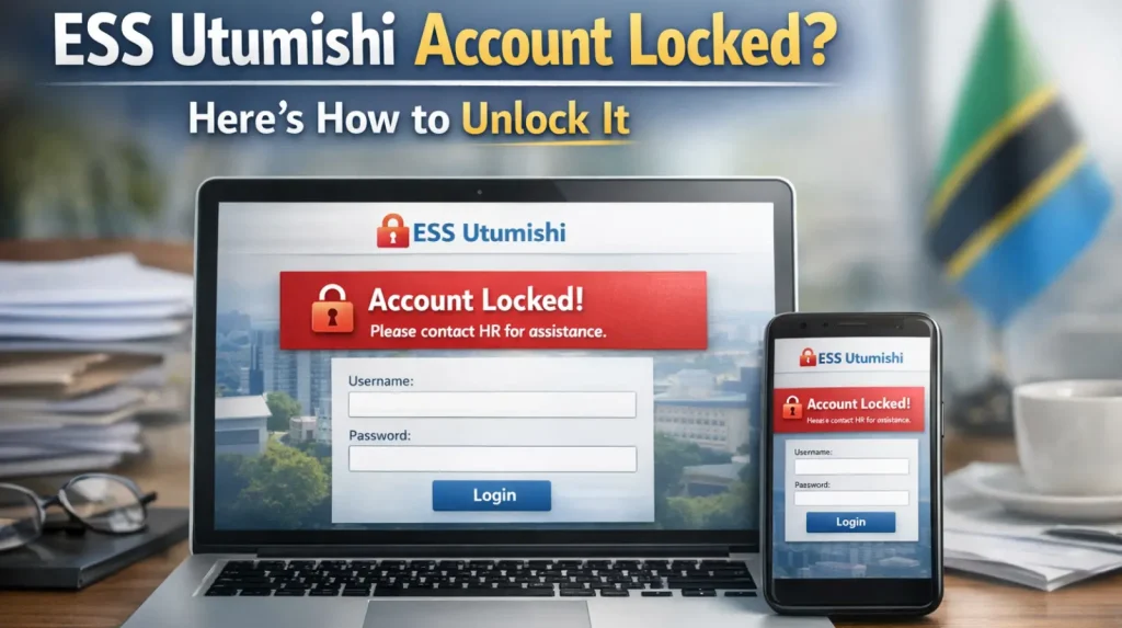 How to Unlock ESS Utumishi Account