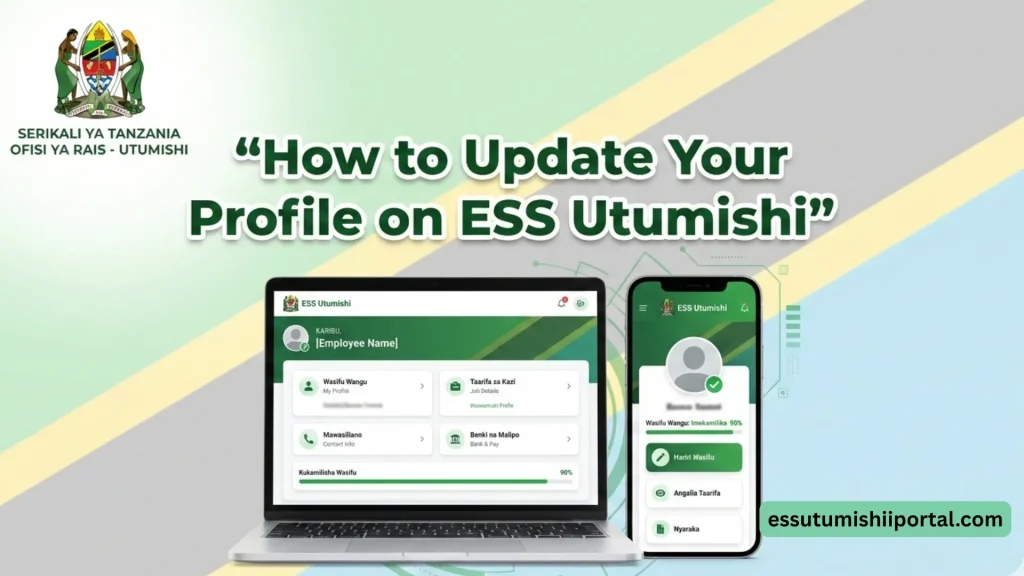 How to Update your ESS Utumishi Profile