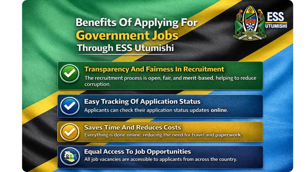 Benefits Of Applying For Government Jobs Through ESS Utumishi 