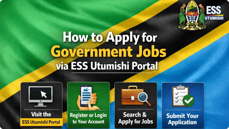 How to Apply for Government Jobs via ESS Utumishi Portal